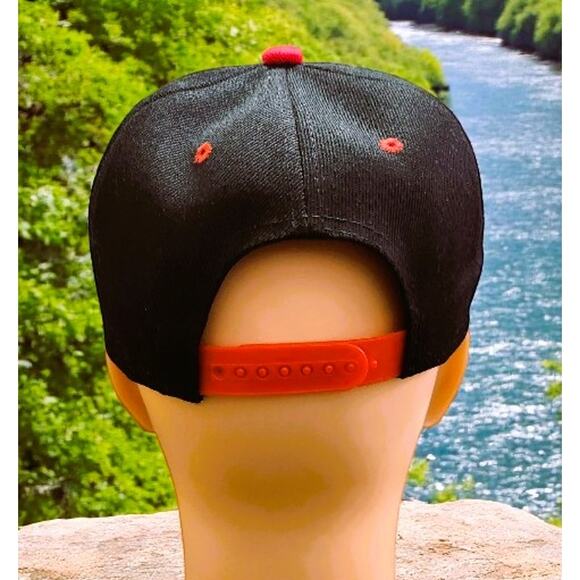 Cap Men Red & Black Chicago Bulls with #23 - Picture 8 of 9